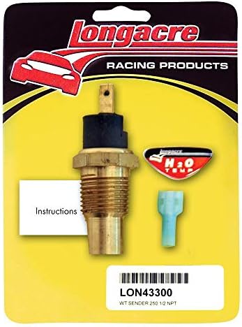 Longacre Racing WT Sender 250 1/2 NPT Longacre