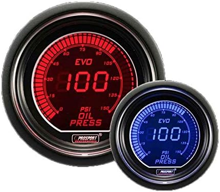 Prosport 216EVOEOP.PSI Oil Pressure Electric Digital Display W/Premium Sender ProSPORT