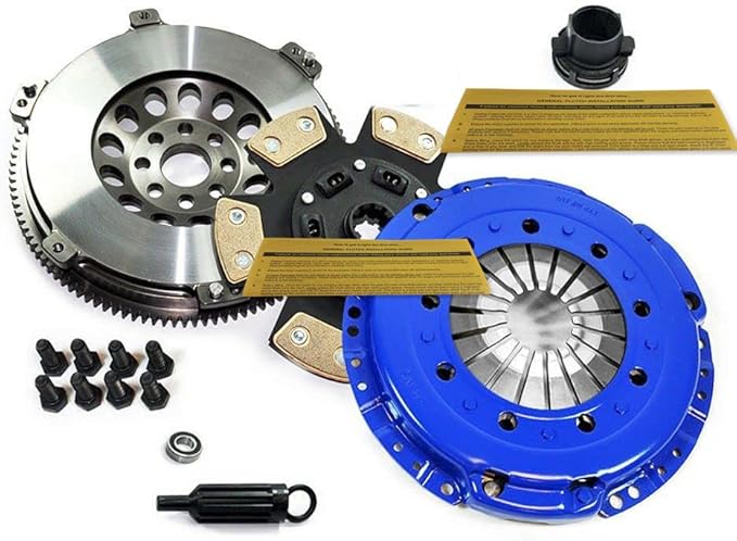 EFT STAGE 3 CLUTCH KIT & FLYWHEEL w SACHS BEARING FOR BMW E36 E34 E39 M50 M52 S50 S52 EFORTISSIMO Racing