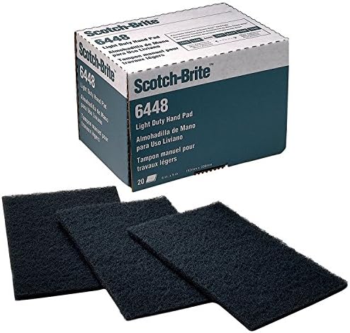 Шлифовальный брусок Scotch-Brite Light Duty 6448 - ультратонкий карбид кремния, 15 см x 23 см, для подготовки основы 3M