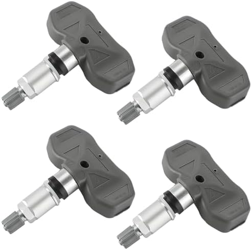 315MHz TPMS Sensor, Tire Pressure Monitoring System Sensor - Compatible for Cadillac STS 2005-2008, XLR 2004-2009, for Chevrolet Corvette 2005-2009 - Replace Part 25758220, 25981210 Set of 4 Yollky