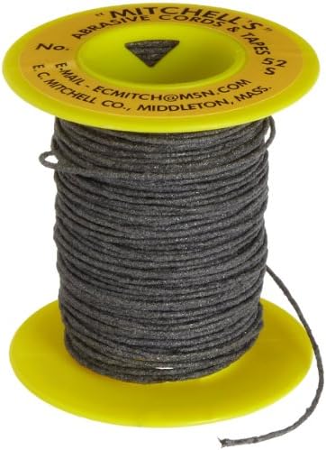 Mitchell Abrasives - 52S-25 52-S Round Abrasive Cord, Silicon Carbide 150 Grit .055" Diameter x 25 Feet Mitchell Abrasives