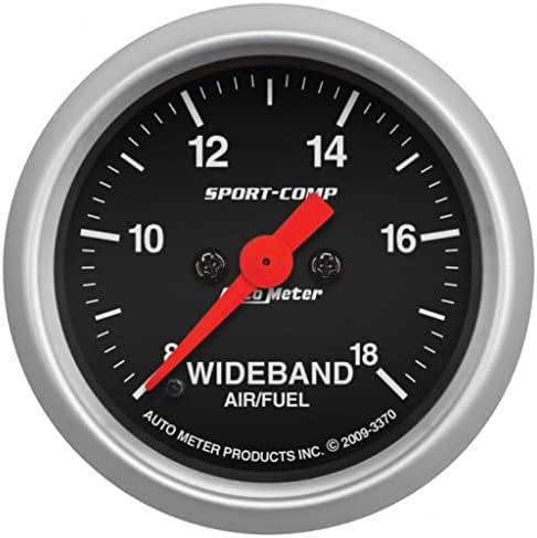 AutoMeter Sport-Comp Wideband Air/Fuel Ratio Gauge Full Sweep Electronic Analog KarParts360