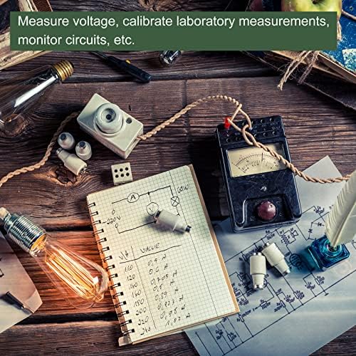 YOKIVE Analog Panel Ammeter, SQ72 Ampere Meter Current Tester, Great for Office, Art, Home, Daily Use (AC 0-5A) Yokive