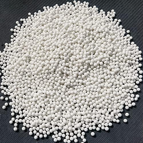 3 Pounds 3mm Round Ceramic Beads Ball Sphere Pellets Tumbling Ceramic Filler Media for All Type Tumblers (3 lbs) Tonmp