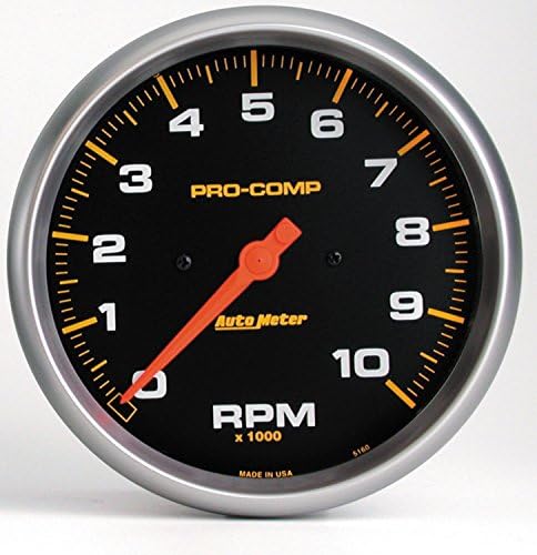 AUTO METER 5160 Pro-Comp Electric in-Dash Tachometer 5.000 in. Auto Meter