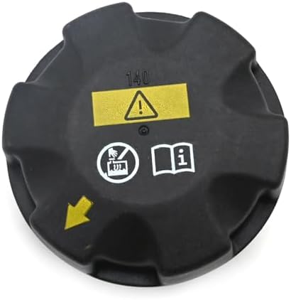 17117521071 Radiator Expansion Tank Cap, Expansion Tank Cap Coolant Reservoir Cap Cover 17117639020 Replacement for BMW 1 2 3 Series E82 E84 E90 E92 F01 F04 F06 F07 F15 F16 F26 F32 F33 F87 Hoypeyfiy