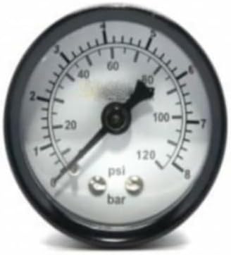 Fuelab Fuel Pressure Gauge 1.5in - EFI - Range 0-120 PSI (Dual Bar/PSI Scale) KarParts360