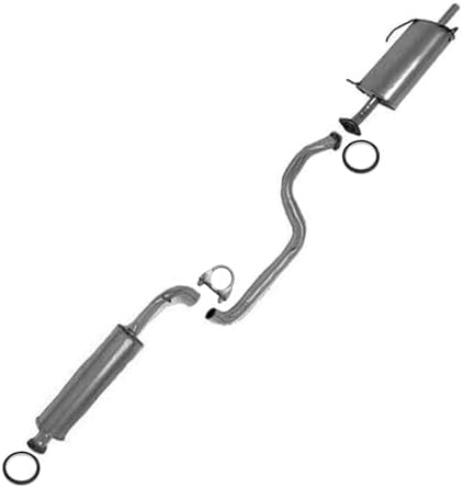 Resonator Muffler Exhaust System fits: 1997-1999 Nissan Maxima 3.0L Federal Emission Northeastern Exhaust