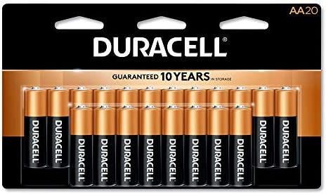 Щелочные батарейки AA с технологией Duralock Power Preserve, 20 штук Duracell