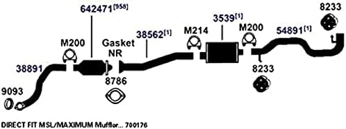 AP Exhaust Products 54891 Exhaust Tail Pipe AP Exhaust Products