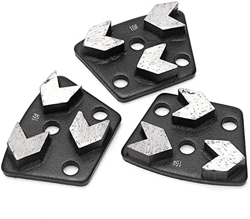 Trapezoid Grinder Set Concrete 16 Tool for 3Pcs Shoes Disk Grinding Grinding Black Shaped Cutting Grinding Discs Eujgoov