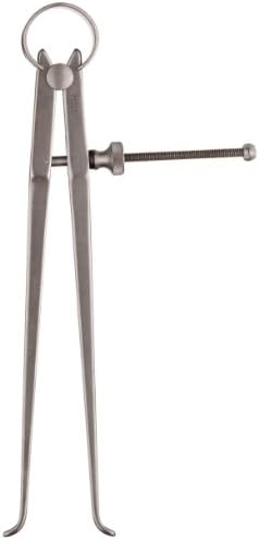 Starrett solid nut Inside Spring Calipers, Square Leg, 0"/0mm-4"/100mm Range Starrett