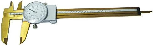 0-6" Shock/Dust Proof TiN Coated Dial Caliper Vermont Gage