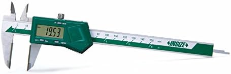 INSIZE 1110-150A Electronic Caliper with Carbide Tipped Jaws, 0-6"/0-150 mm INSIZE