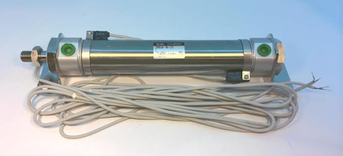 SMC CDM2L40-160-C73L 160 MM Cylinder Stroke, Double Acting, Pneumatic Cylinder, 145 PSI, 1.00 MPA, 40 MM BORE Size, Round Body Smc