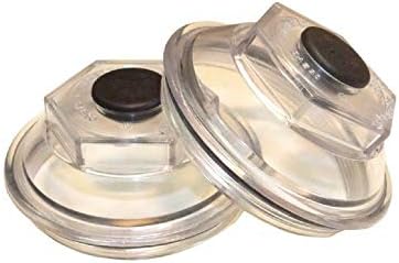 Pair 2-7/8" Oil Bath Cap 21-35 Trailer Axle Dexter 7K 8K 9K 8-286 8-285 8-219 Unbrand