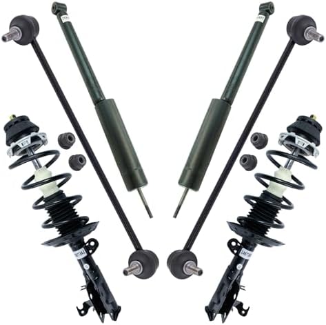 TRQ Front and Rear Suspension Kit Compatible with 09-13 Honda Fit Trq