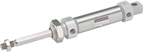 SMC CD85N16-10-B Single Rod, Double Acting, Pneumatic ROUNDLINE Cylinder Smc