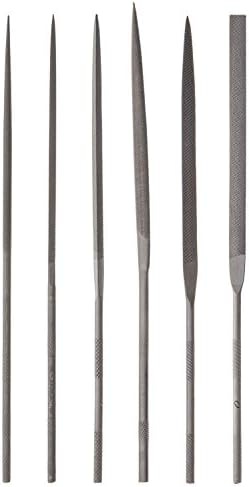 Relentless Needle Files, 6 Piece Set, Cut 0, 6-1/4 Inches | FIL-911.10 Eurotool