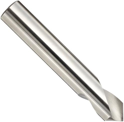 YG-1 - 0121L High Speed Steel NC Spotting Drill Bit, Uncoated (Bright), Straight Shank, Slow Spiral, 90 Degree, 3/16" Diameter x 2-7/16" Length (Pack of 1) Yg-1