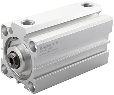 Baomain Compact Thin Air Cylinder SDA 32x50 32mm Bore 50mm Stroke PT1/8 Port Baomain