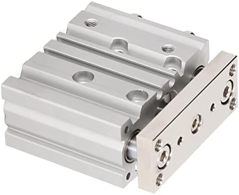 3 Rod Pneumatic Cylinder, Aluminum Alloy Double Action Air Cylinder, 16mm Bore 20mm Stroke Ywbl-Wh