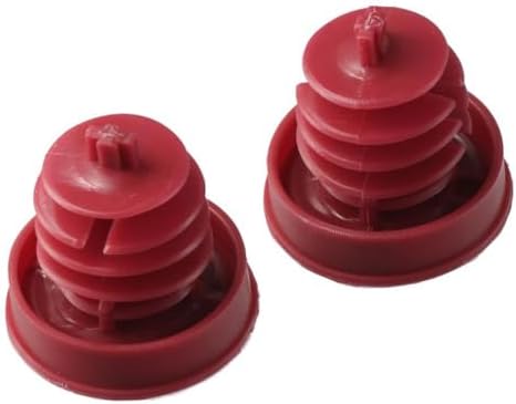 BYOBYO 2 Pcs Power Steering Pump Reservoir Cap, 53697-SB3 Red Cap Plug Cover Car Assessories Parts for Accord, for Acura, for Odyssey Byobyo