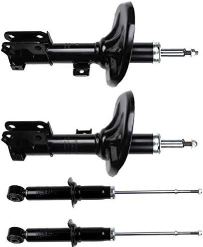 For Mitsubishi Shocks (4pcs) LSAILON Front Rear Shocks Absorbers Fits 2004-2011 for Mitsubishi Galant Shocks Struts Kits with 334432 334433 341373 Lsailon