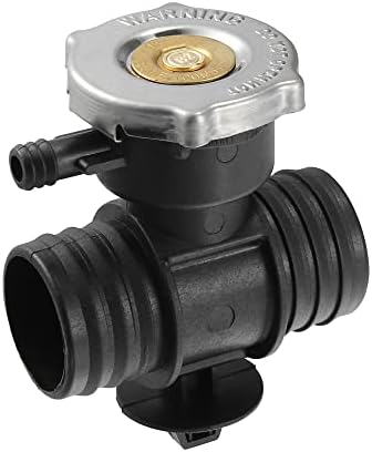 ACROPIX Radiator Coolant Filler Neck with Radiator Fill Cap Fit for Dodge Durango - Pack of 2 Black ACROPIX