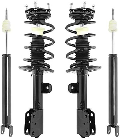 Unity Automotive 4-13113-259140-001 Front and Rear Replacement Complete Strut Assembly Shock Kit Fits 2011-2013 Ford Explorer Unity