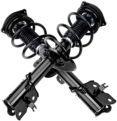 Front Struts and Shocks Complete Assembly Replacement for Rogue 2008-2012, Struts with Coil Spring Shocks Absorber 1333283L+1333283R 2 PCS Autosity