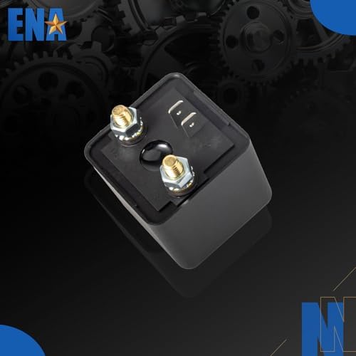 ENA 1 Pack 4 Pin 120AMP 12V DC SPST High Power On/Off Starter Relay Split Charge Relay Switch Automotive Relay for Cars Trucks RVs Boats Universal Replacement Accessories Ena