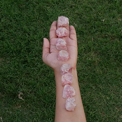 YATSKIA Rose Quartz Crystals - Raw Crystals Bulk - Healing Crystals - Rocks for Tumbling - Crystal Stones - Pink Crystals - Rocks and Crystals - Stones and Crystals - Crystal Gifts - Polishing YATSKIA