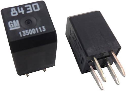 General Motors New OEM 13500113 GM Relays 2-Pack Multi-Function 4-Pin Relay 19116962 D1777C General Motors