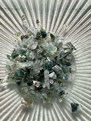 Green Moss Agate - Medium Chips - no Powder - 100% Green Moss Agate Life+Love! New Creations! med(1 Ounce) Rise Perspective