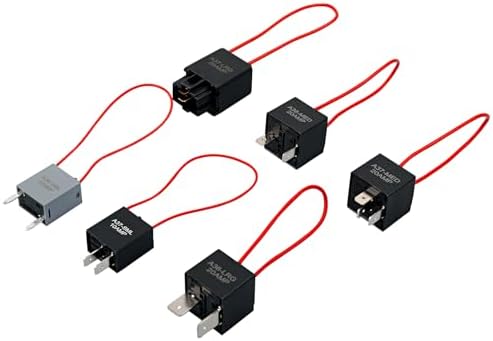 HQPASFY 9038A Relay Bypass Switch Kit with Amp Loop Fuel Pump Relay Bypass Kit 9038A Relay Bypass Kit Relay Bypass Switch Master Kit (6 Pack) Hqpasfy