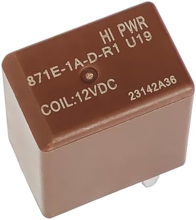 Реле автомобильное 871E-1A-D-R1 U19, 30A, 12V, 4 контакта Jerwickeli