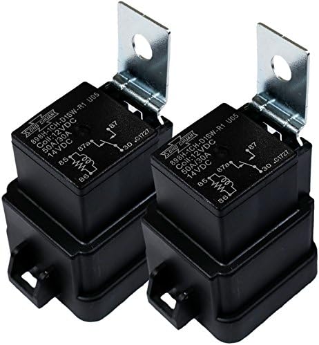 Song Chuan 898H-1CH-D1SW-R1 12VDC Automotive Relay, 50A, 12VDC, Form 1C, Weatherproof (Pack of 2) SONG CHUAN