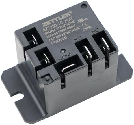 AZ2280-1C-24AF 24VAC 30A 277VAC 28VDC 5Pins 1 Form C SPDT Quick Connect Normally Closed Power Relay Ec-Hpocket