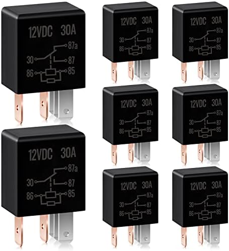 Реле 12V 30A, 5 пинов, набор из 2 штук для автомобилей, многофункциональное реле Tallew