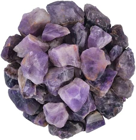 YATSKIA Amethyst Crystals - Crystal Rocks - Raw Amethyst - Amythestyst Crystals - Amethyst Crystals Bulk - Energy Crystals - Raw Crystals Bulk - Rocks and Crystals - Crystals and Healing Stones YATSKIA