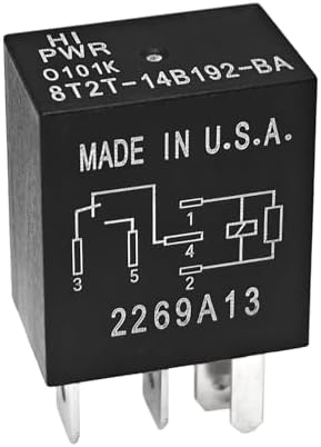 Реле 8T2T-14B192-BA, 30A 12VDC, 5 контактов - надежная оригинальная замена для Ford Casalytics