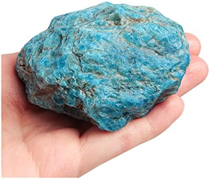 200g Apatite Collection Natural Blue Gemstone Mineral Specimens Acxico