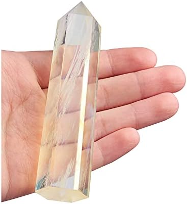 1 PCS 9-10CM Clear Crystal Quartz Aura Angel Healing Chakra Wand Specimen Stone Reiki Mineral Acxico