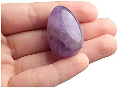 Acxico 1PCS Natural Rare Dream Amethyst Quartz Crystal Dragon Egg Reiki Healing Acxico