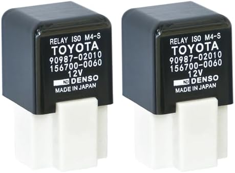 Реле запуска 12VDC 40A 4-контактное 2 шт. 90987-02010 156700-0060 TC-Masterles