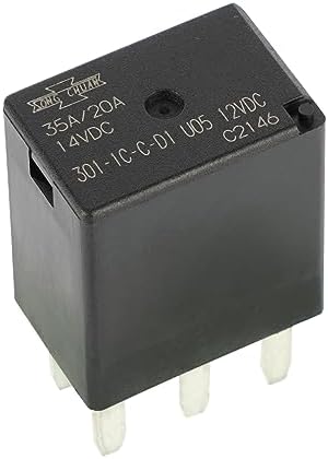 Реле 12 В DC, 5 контактов, 20A, SPDT, AgSnO, диапазон температуры -40~ +125°C EC-HPOCKET