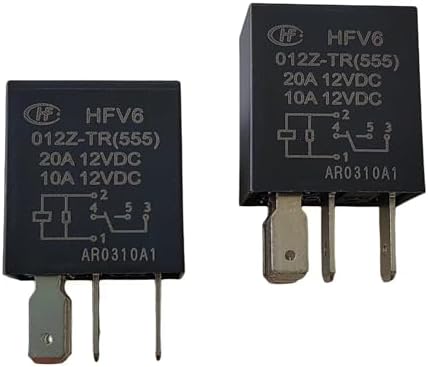 2 шт. реле питания HFV6-012Z-TR 12VDC 20A 5-pin высокой точности TSNUPGOHXW