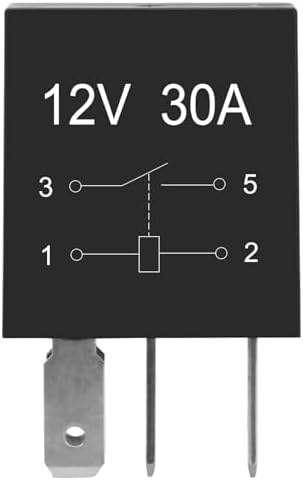 Автомобильное реле стандартного типа, 12В 30А, SPST, 4 пина, 2 штуки, многоцелевое Weasch
